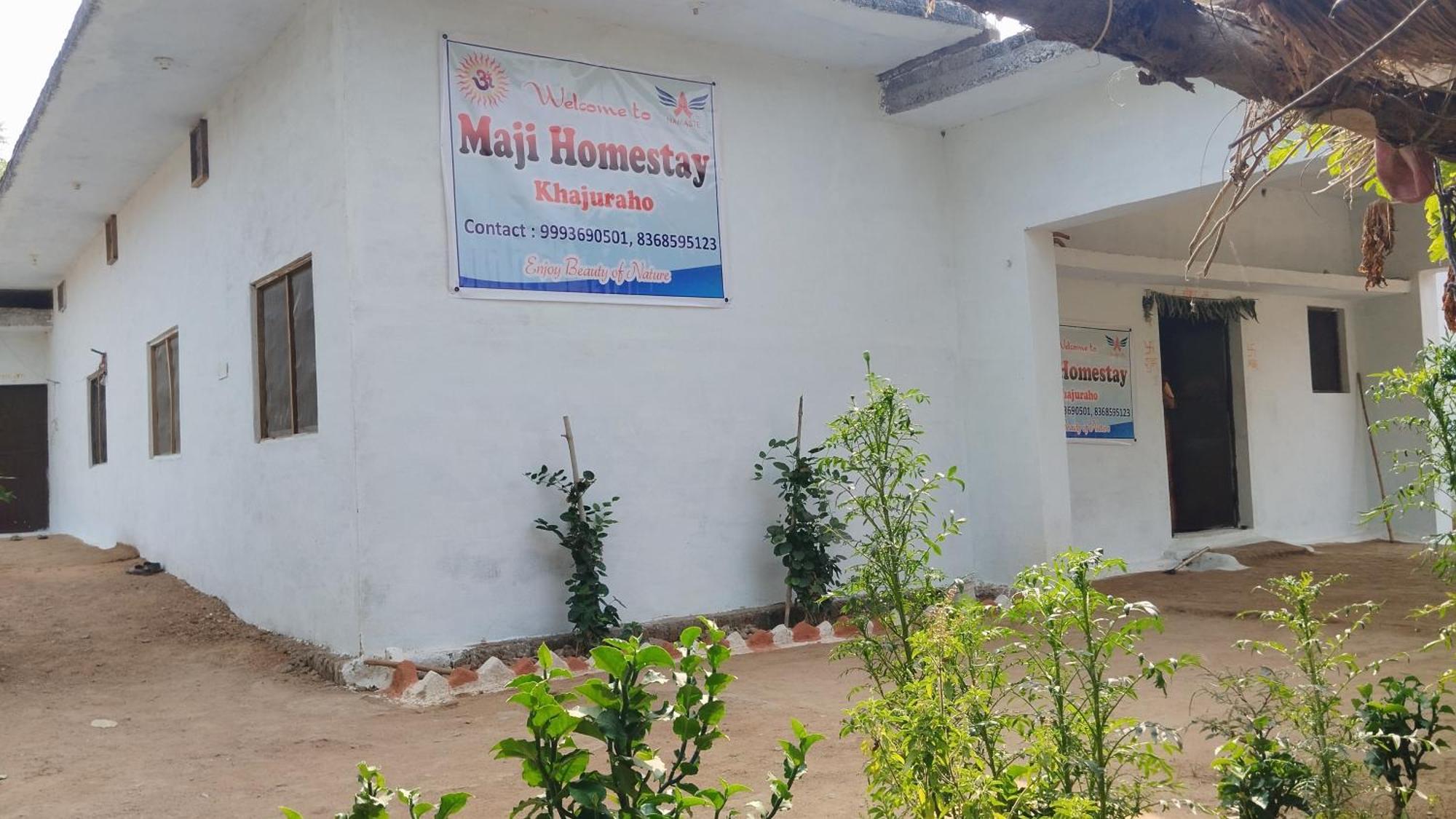 Maji Homestay Khajurāho Eksteriør billede